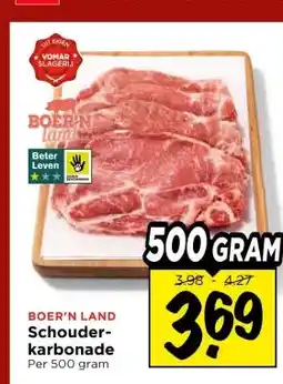 Vomar Voordeelmarkt BOER'N LAND Schouder- karbonade aanbieding