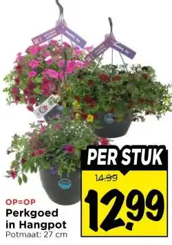 Vomar Voordeelmarkt Perkgoed in Hangpot aanbieding