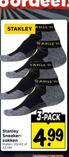 Vomar Voordeelmarkt Stanley Sneaker- sokken aanbieding