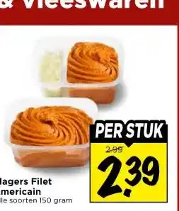 Vomar Voordeelmarkt Slagers Filet Americain aanbieding