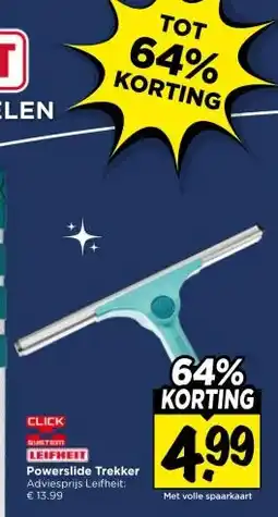 Vomar Voordeelmarkt LEIFHEIT Powerslide Trekker aanbieding