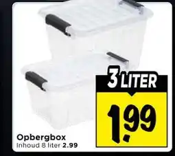 Vomar Voordeelmarkt Opbergbox aanbieding