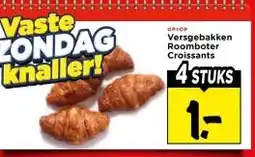 Vomar Voordeelmarkt Versgebakken Roomboter Croissants aanbieding