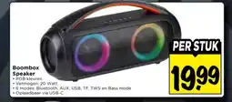 Vomar Voordeelmarkt Boombox Speaker aanbieding