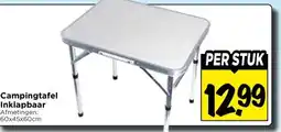 Vomar Voordeelmarkt Campingtafel Inklapbaar aanbieding