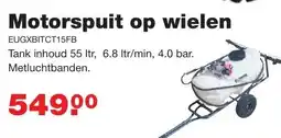 De Boer Drachten Motorspuit op wielen aanbieding