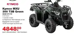 De Boer Drachten Kymco mxu 300 t3b groen aanbieding