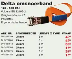 De Boer Drachten Delta omsnoerband aanbieding