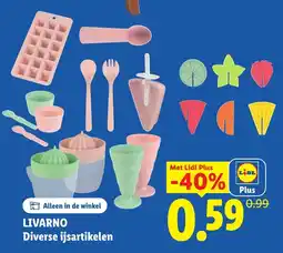 Lidl Livarno Diverse Ijsartikelen aanbieding