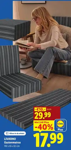 Lidl Livarno Gastenmatras aanbieding