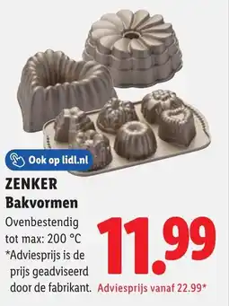 Lidl Zenker Bakvormen aanbieding