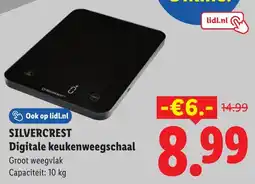 Lidl Silvercrest Digitale Keukenweegschaal aanbieding