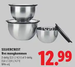 Lidl Silvercrest Rvs Mengkommen aanbieding