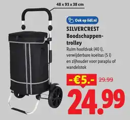 Lidl Silvercrest Boodschappentrolley aanbieding