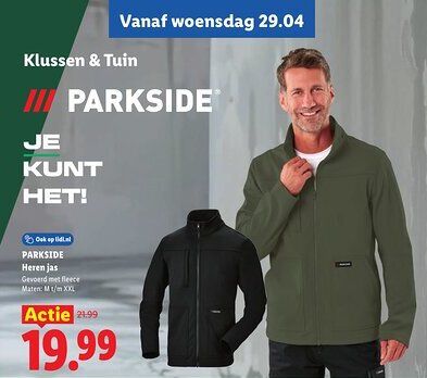 Lidl Parkside Heren jas aanbieding