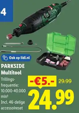 Lidl Parkside Multitool aanbieding
