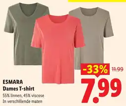 Lidl Esmara Dames T-shirt aanbieding