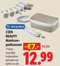 Lidl Cien Beauty Manicure Pedicure Set aanbieding