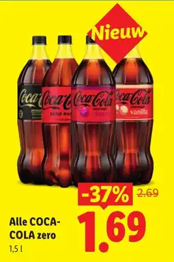 Lidl Alle Coca-Cola Zero aanbieding