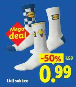 Lidl Lidl Sokken aanbieding