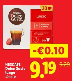 Lidl Nescafe Dolce Gusto Lungo aanbieding