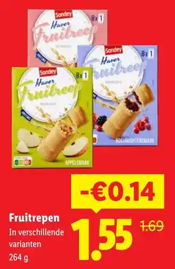 Lidl Fruitrepen aanbieding