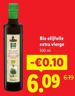 Lidl Bio Olijfolie Extra Vierge aanbieding