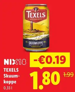 Lidl Texels Skuumkoppe aanbieding
