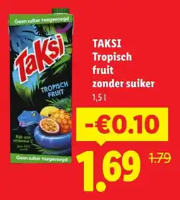 Lidl Taksi Tropisch fruit zonder suiker aanbieding