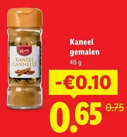 Lidl Kaneel Gemalen aanbieding