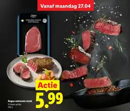 Lidl Angus Entrecote Steak aanbieding