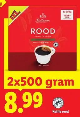 Lidl Koffie Rood aanbieding