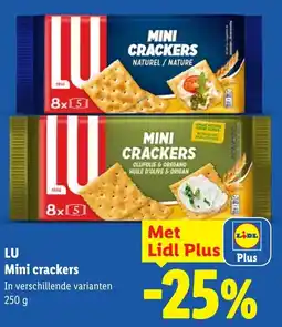 Lidl LU Mini crackers aanbieding