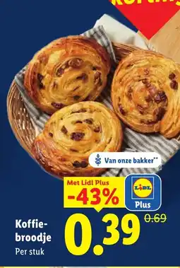 Lidl Koffiebroodje aanbieding
