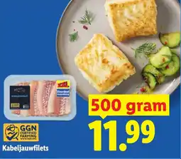 Lidl Kabeljauwfilets aanbieding