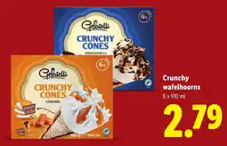 Lidl Crunchy wafelhoorns aanbieding