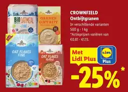 Lidl Crownfield Ontbijtgranen aanbieding