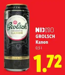 Lidl Grolsch Kanon aanbieding