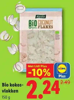 Lidl Bio Kokosvlokken aanbieding
