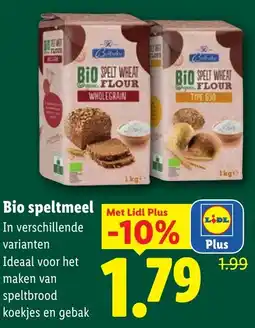 Lidl Bio speltmeel aanbieding