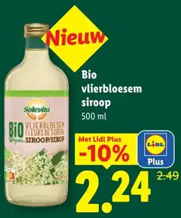 Lidl Bio vlierbloesem siroop aanbieding