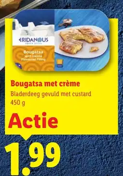 Lidl Bougatsa met Crème aanbieding