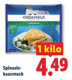 Lidl Spinazie Kaassnack aanbieding