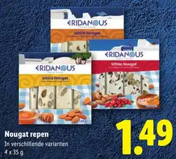 Lidl Nougat Repen aanbieding