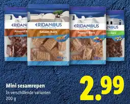 Lidl Mini Sesamrepen aanbieding