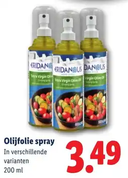 Lidl Olijfolie spray aanbieding