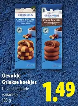 Lidl Gevulde Griekse Koekjes aanbieding
