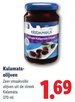 Lidl Kalamata Olijven aanbieding