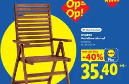 Lidl Livarno Verstelbare tuinstoel aanbieding