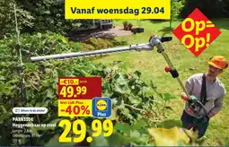 Lidl Parkside Heggenschaar op steel aanbieding